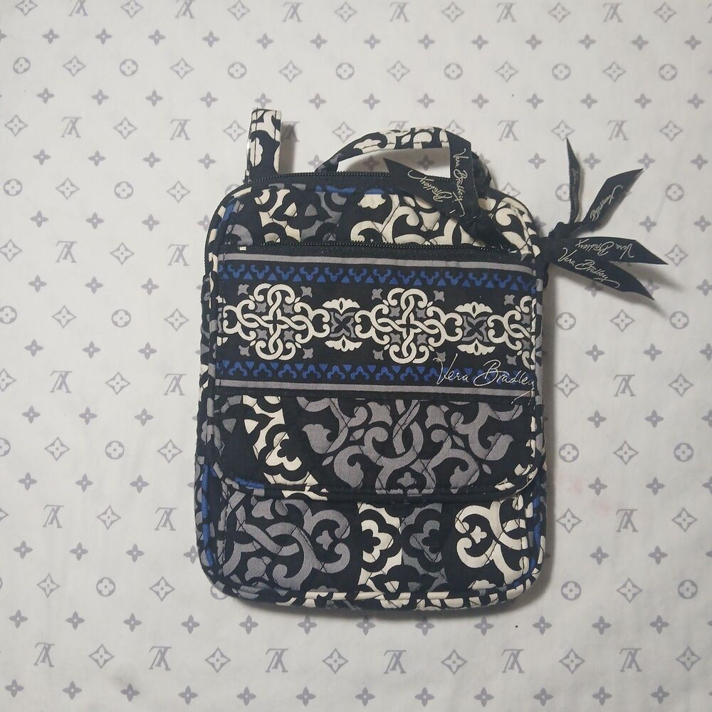 Vera Bradley Mini Hipster Quilted Cotton Crossbody Bag Canterberry Cobalt
